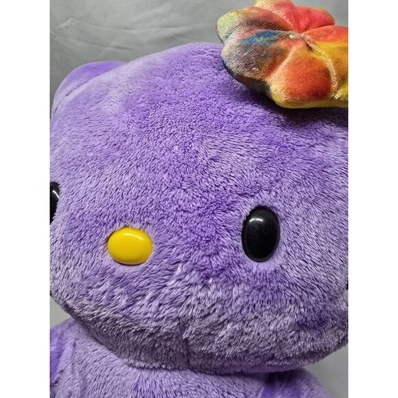 Build-A Bear 2012 Tie Dye Sanrio Purple Love Hello With Bow Limited Edition - Picture 14 of 15
